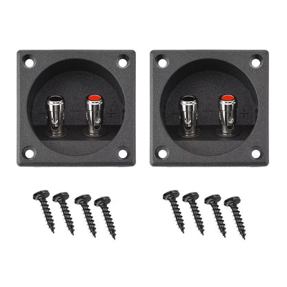 57 x 57 x 26mm  Speaker Box Terminal 2-Wire Round Spring Cup Connector