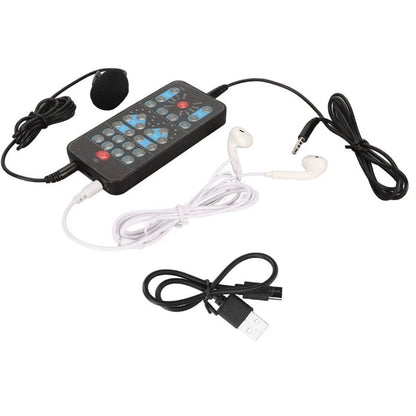 Portable Handheld Voice Changer With 8 Sound Effects For Karaoke Live Streaming