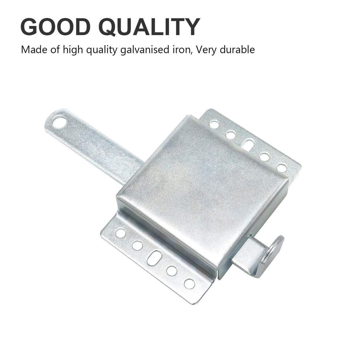 QZATTCAEN Garage Door Side Lock, Galvanized Steel Inside Deadlock for 0