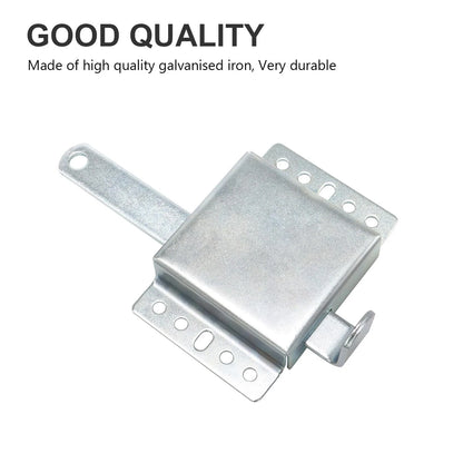 QZATTCAEN Garage Door Side Lock, Galvanized Steel Inside Deadlock for 0
