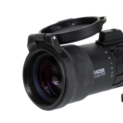 Monstrum Pro Series Flip-Up Scope Lens Eyepiece | 43-48 mm diameter, Black