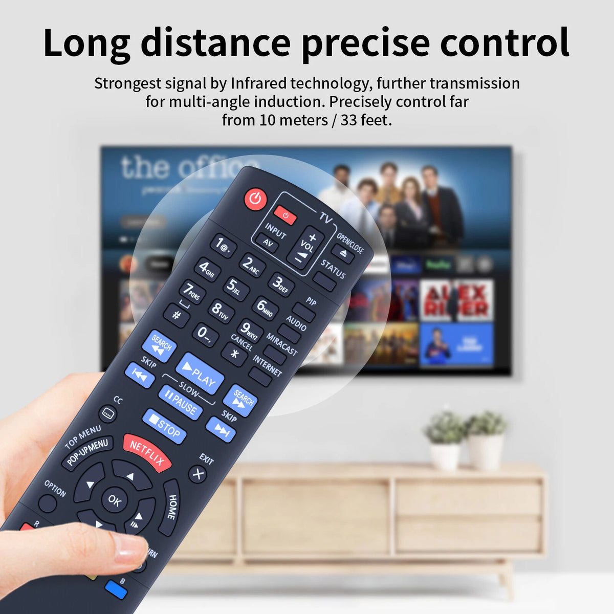 N2QAYB000953 Remote Control For Panasonic Disc Player DMP-BDT460