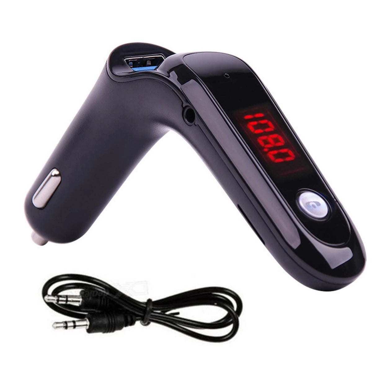 5V/2.5A USB Car MP3 WPA FLV WAV Player FM Transmitter Fast Charger Adapter Dock