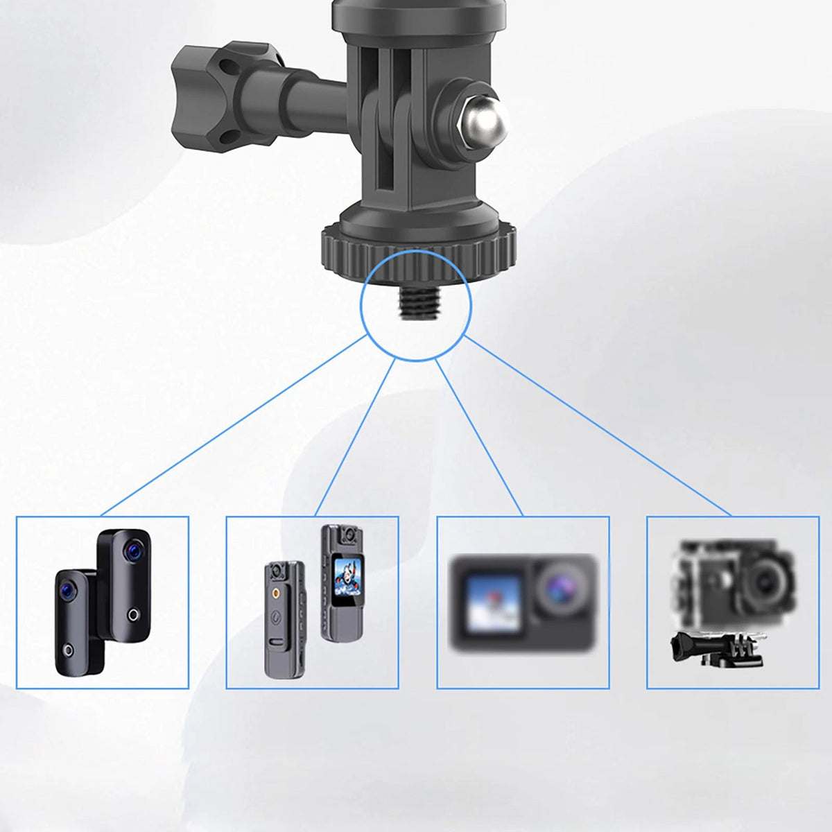 Anti-scratch Mountain Bike Handlebar Mount For Insta360 X4/X3 For Gopro For DJI