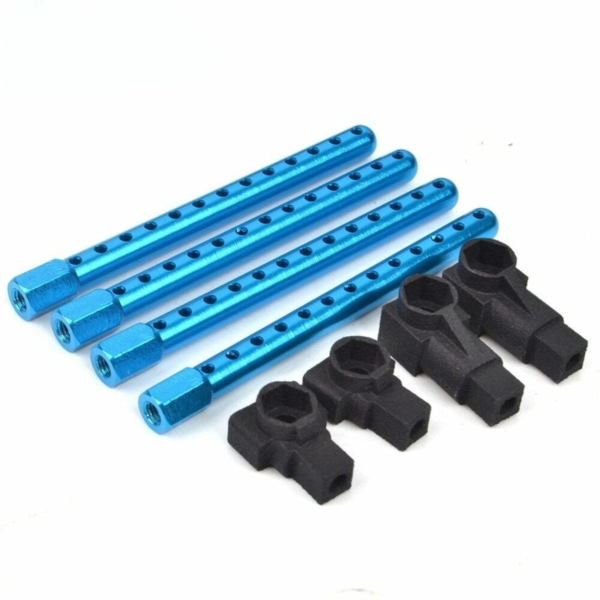 4pcs Aluminum Alloy Body Posts Mount for Tamiya TT-01 TT01 1/10 RC Car Upgrade]