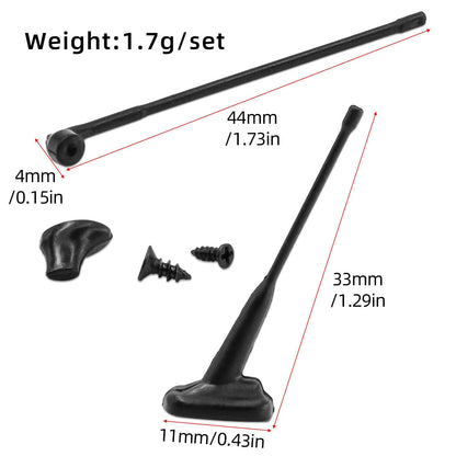 1 Set Trailer Antenna For TAMIYA 1/14 RC Car Full Series Models Replace Upgrade