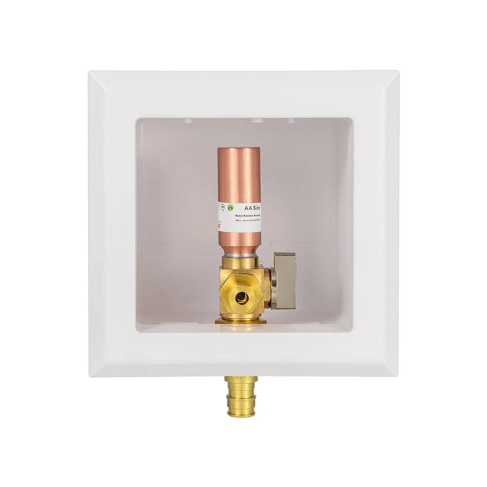 1 Piece EFIELD Ice Maker Box,1/2"PEX-A Expansion with Copper Arrestor