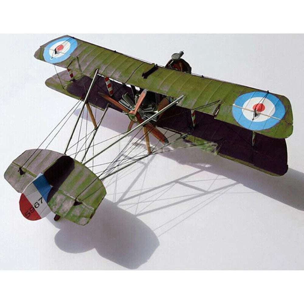 1:33 British Airco DH.2 Biplane Jet Paper Model Unassembled Military Collection