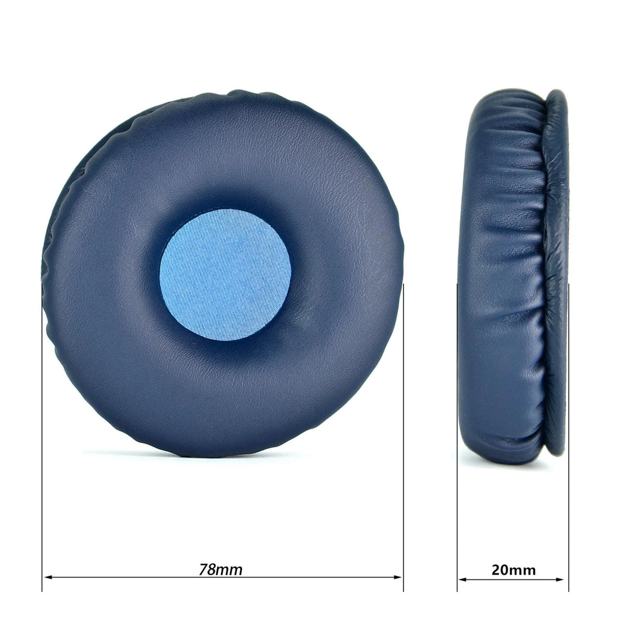 1Pair Blue Earphone Ear Pads Cushion Covers Earmuffs For Sony WH-XB700 Parts