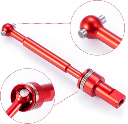 RC Aluminum Front Rear Driveshaft Assembly for Tra-xxas LaTrax 1/18 Teton Red