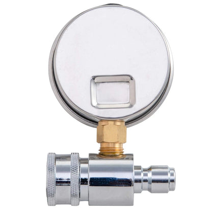 Raincovo Pressure Washer Gauge, 6000 PSI, 3/8 Inch Quick Connect, 6000 PSI
