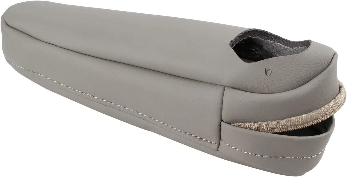 AUTOKAY 2Pcs Gray Leather Seat Armrest Cover Fit for Lexus RX300 RX330 RX350...