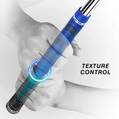 CHAMPKEY Premium Hybrid Golf Grips 13 Pack with All Repair Kits Midsize, Blue