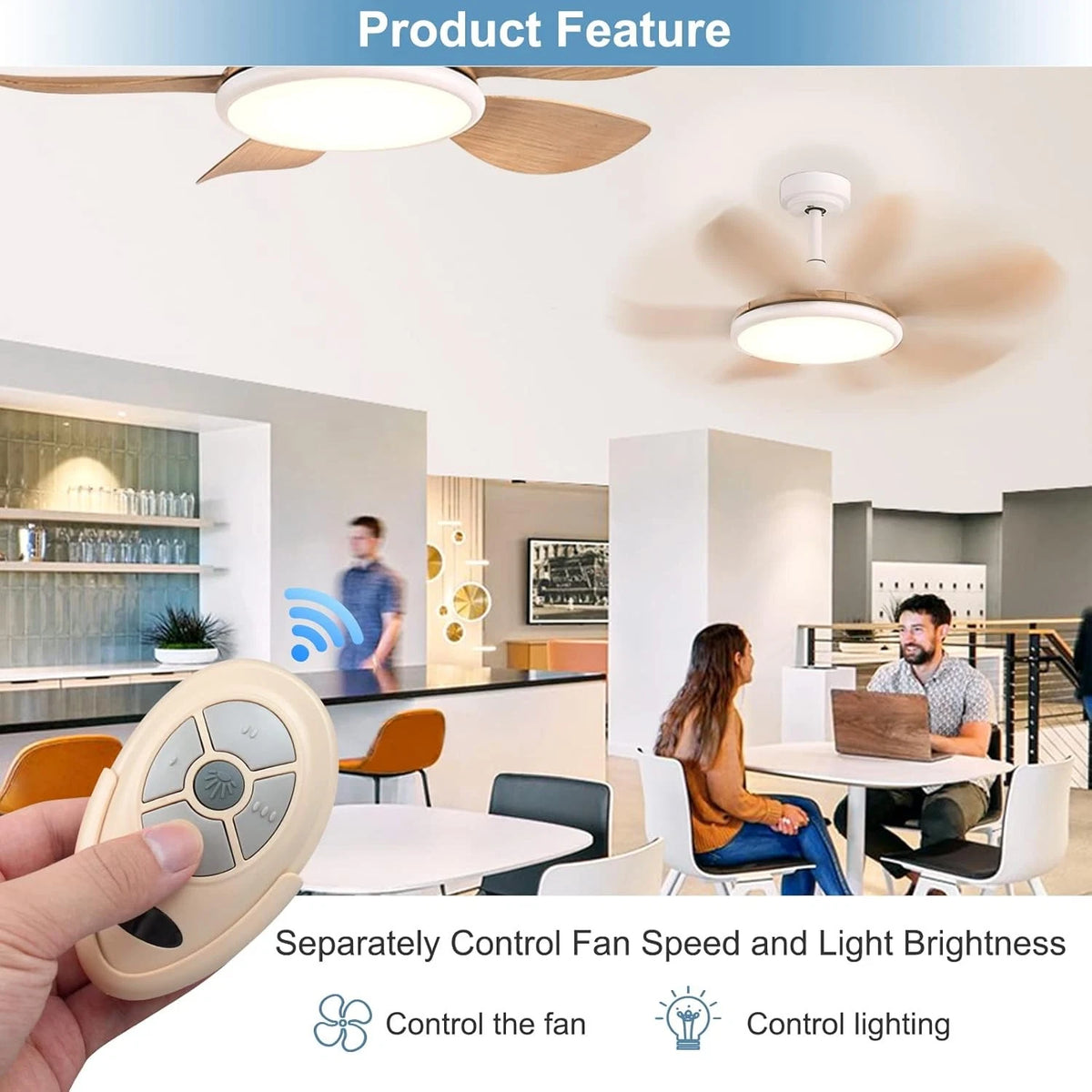 35T1 Ceiling Fan Remote Control Replacement for Harbor Breeze, Allen Beige
