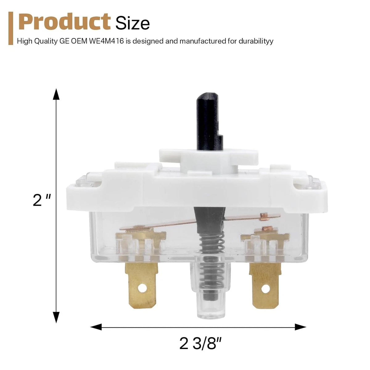 WE4M416 AP4980900 248C1146P001 Dryer One Button Start Switch Replacement for...