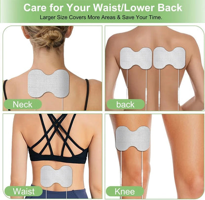 Tens Unit Electrode Pads for Shoulder Waist & Knee 4 * 6" Large Butterfly...