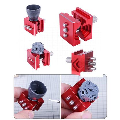 Adjustable Aluminum Alloy Mini Vise for Gundam Model Military Hobby Tool A