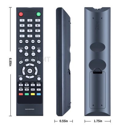 Replacement Remote Control For Elekta 50 Inch FHD LED TV ELED-5055FHD