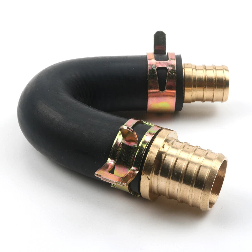 Heater Core Repair Bypass Kit - Brass Fittings - 5/8" x 3/4" Combination Hose