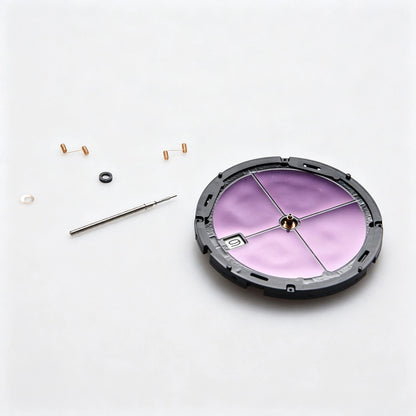 3-Hands Watch Movement Black Date Indicator At 3 Solar Movement For VS42A