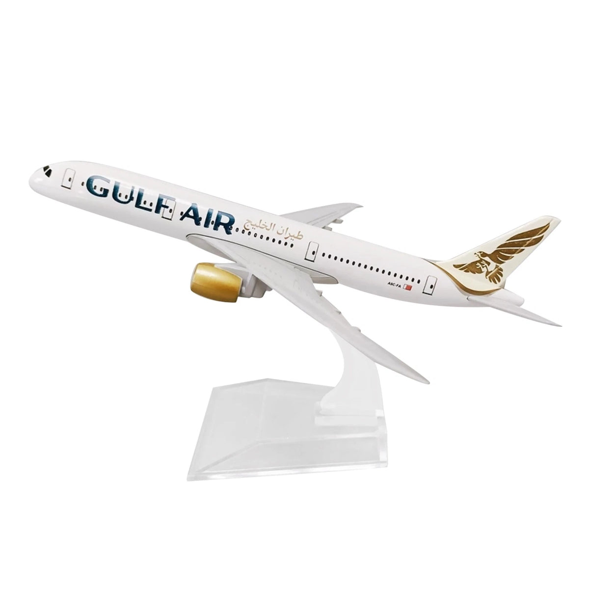 1/400 16cm Aircraft GULF B787 Alloy Plane Model Civil Airlines Ornaments Craft d