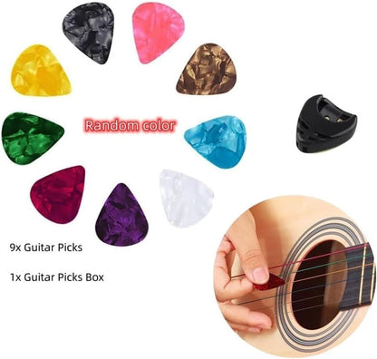 Guitar Accessories Kit Include Acoustic Update Kit-48PCS, Multicolor