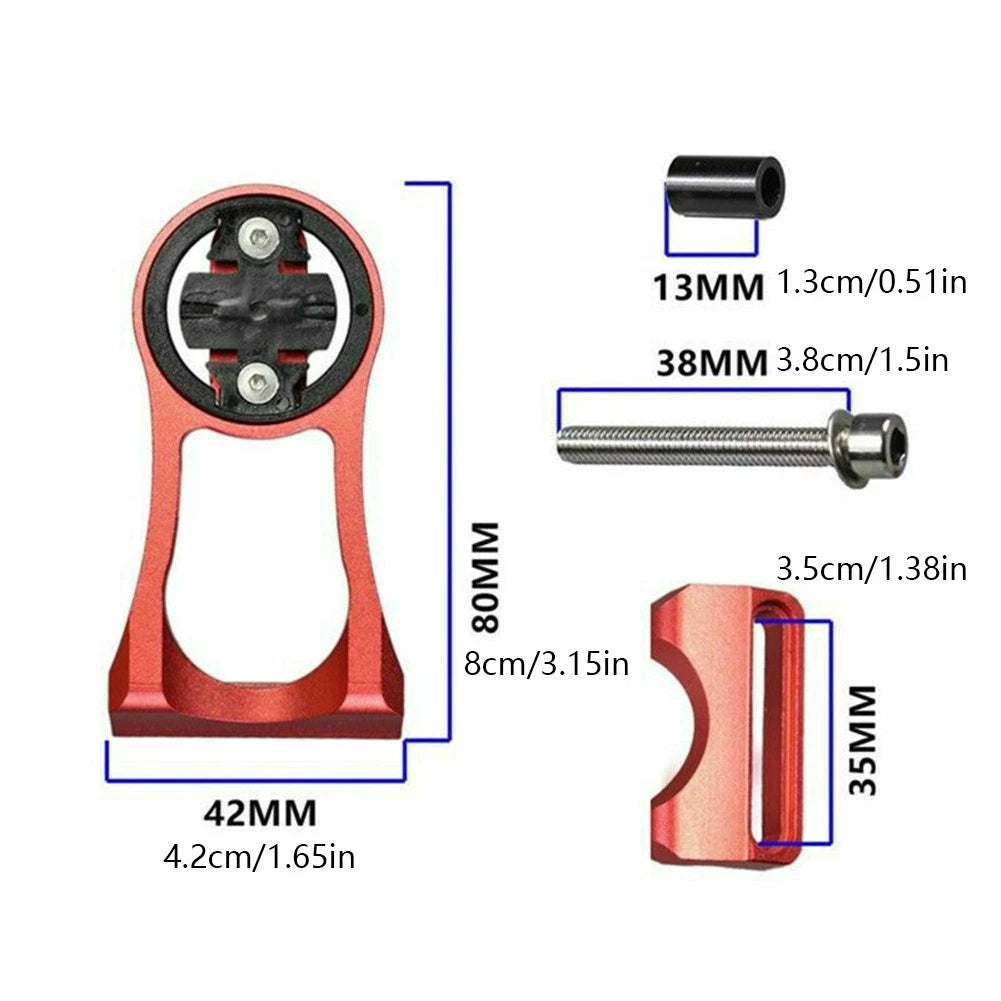Bike Stem Extension Computer Mount Holder For Gopro For Garmin For Cateye Parts