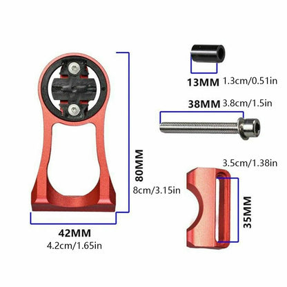 Bike Stem Extension Computer Mount Holder For Gopro For Garmin For Cateye Parts