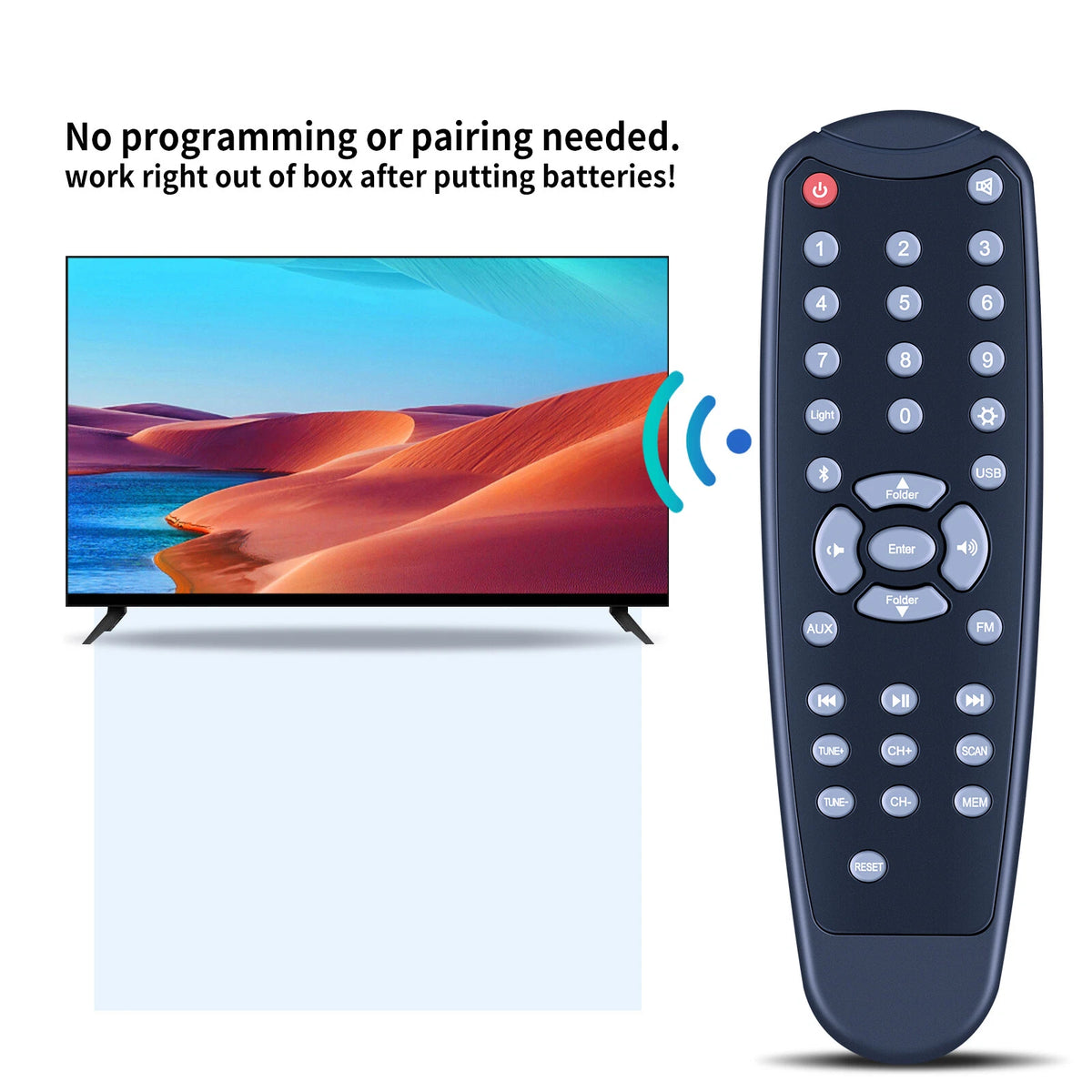Remote Control For Aconatic Bluetooth Speaker 2.1 CH Model AN-SP560