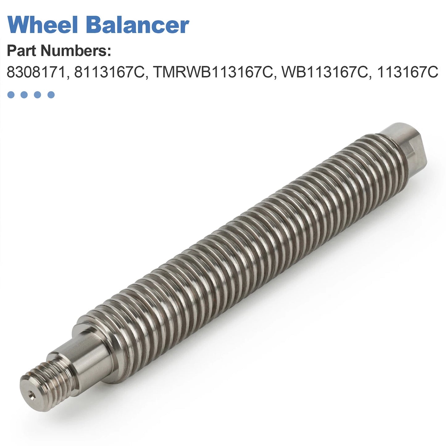 7" Extended Replacement Shaft for 28mm Accuturn / Coats Wheel Balancers