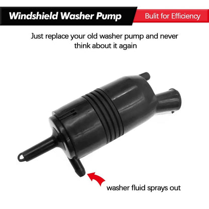 89001126 Front or Rear Windshield Washer Pump w/Grommet Replacement 22127573