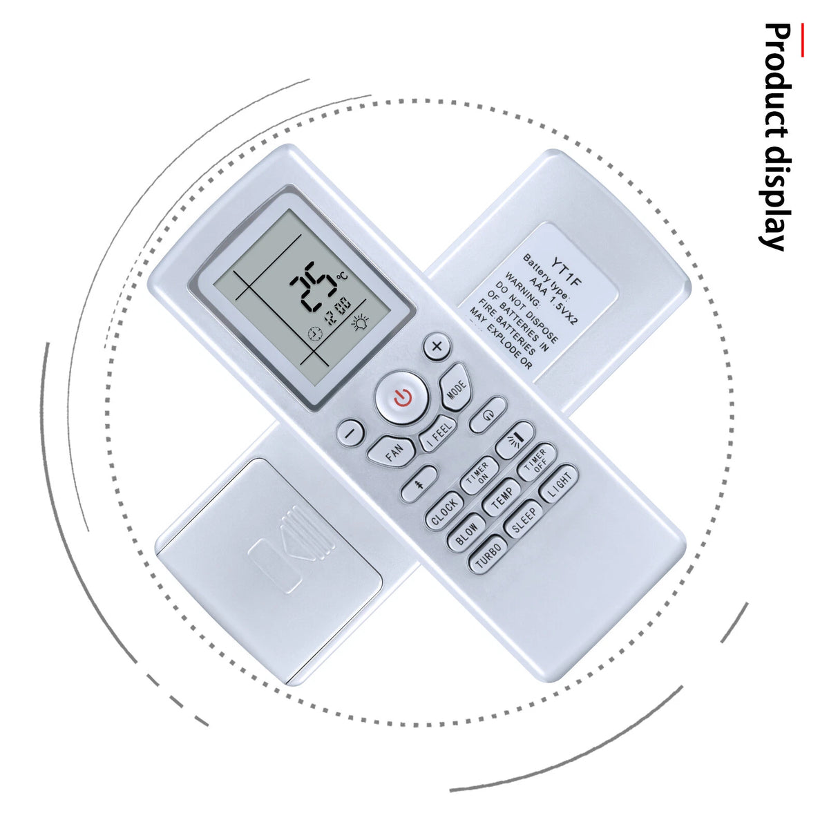 YT1F For Gree Air Conditioner Remote Control YT1FF YT1F1 YT1F2 YT1F3 YT1F4