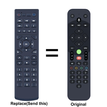 Remote Control For Dekoder Polsat box 4K, 4K lite without Voice