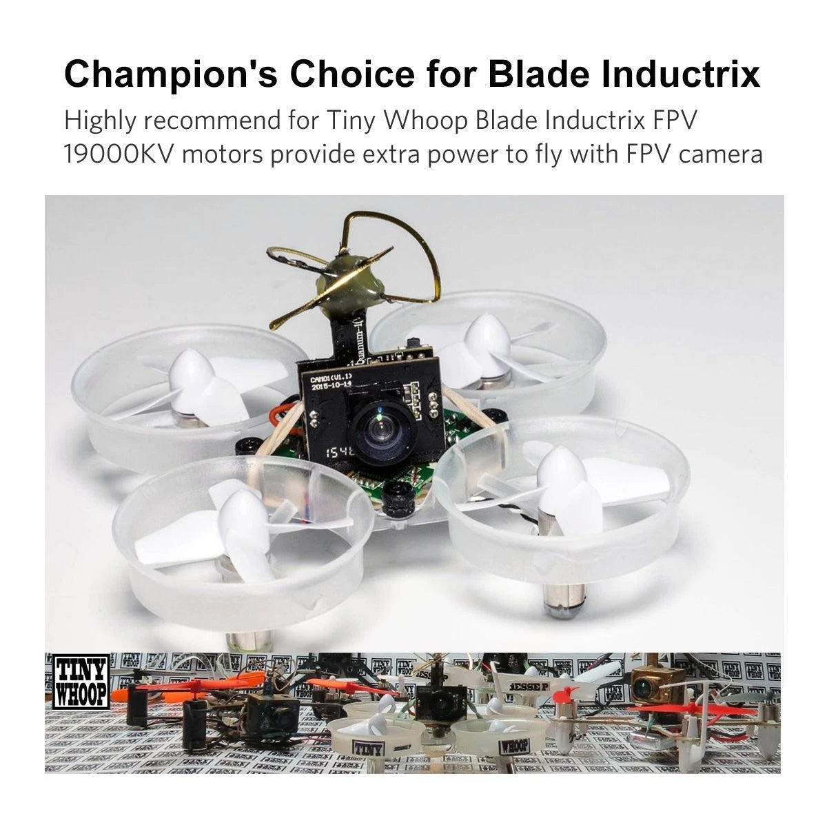 Crazepony 4pcs 6x15mm Motor (Speed: Insane) 19000KV for Blade Inductrix Small
