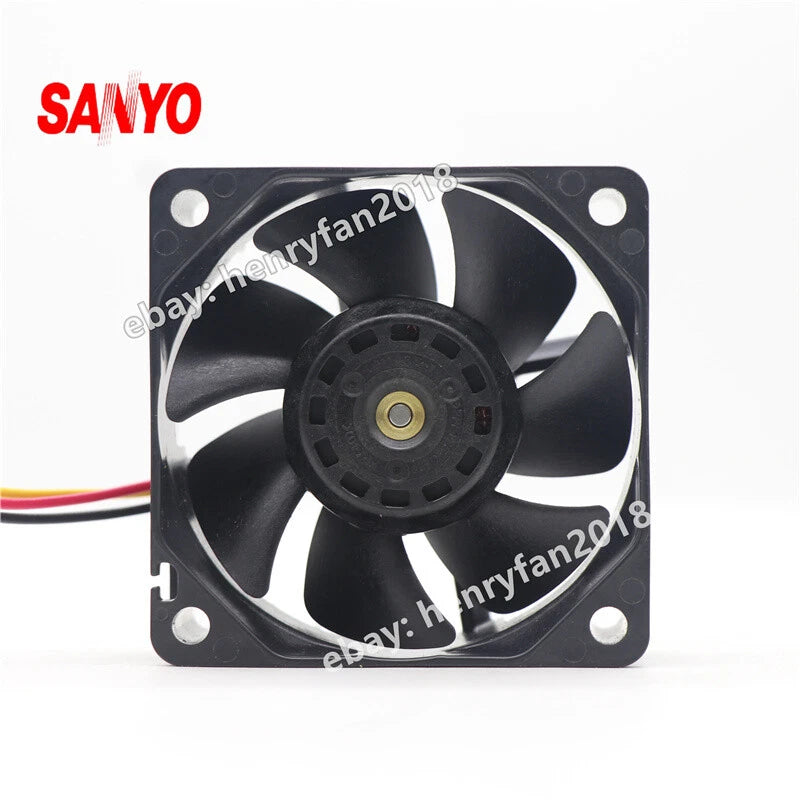 SANYO Denki 9S0612M401 SanAce DC Fan 12V 0.07A 60*60*25MM 3-wire Axial Fan