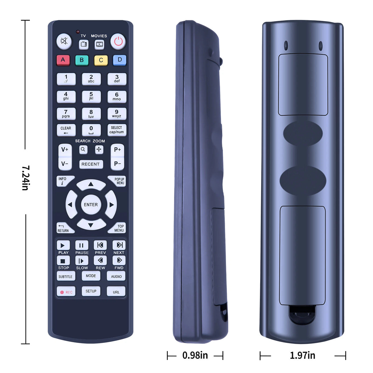 Replace Remote Control For KATINA TV Box Micro HD Relax Dune HD 53D TV-101