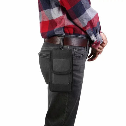6.5in Mobile Waist Holster Belt Clip Holder Vertical/Horizontal Carrying Pouch
