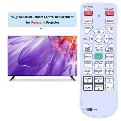 N2QAYA000040 Remote Control For Panasonic Projector PT-EX500E PT-EX500EL