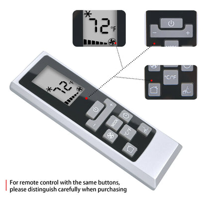 Remote Control For Delonghi 5515110611 PAC AN270 G1W / PACAN370G1W-3AL PAC AN112