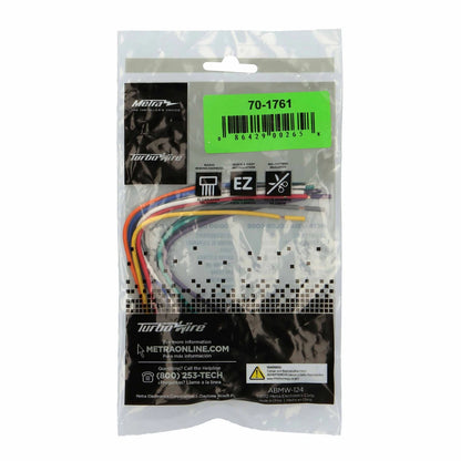 Metra 70-1761 Radio Wiring Harness Fits Select 1987-UP accessory, Multicolor