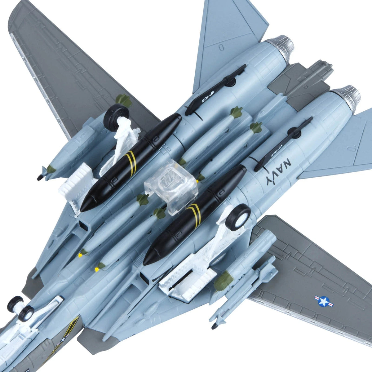 1/100 F-14 Tomcat US Fighter Aircraft Model Alloy Simulation Military Collection