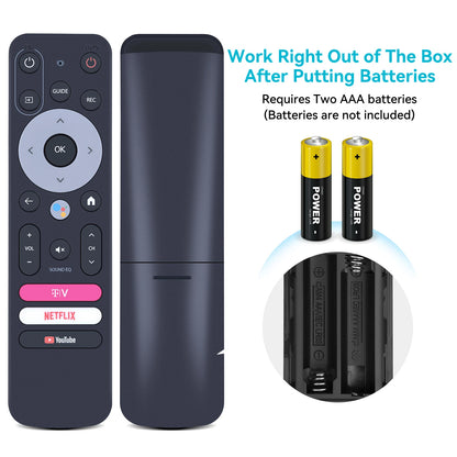 Remote Control For TVision HUB Streaming Device Google TV With Voice