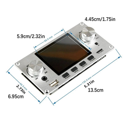 1set 2.8" Screen Decoder Board Bluetooth MP3 TF USB Aux IR Audio Module