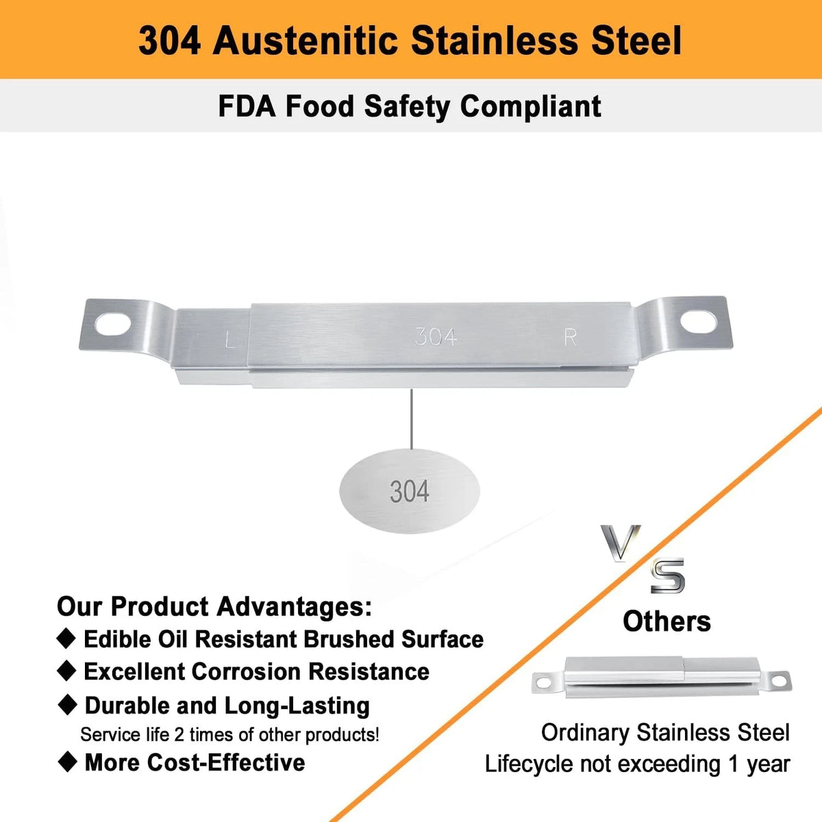 Grill Crossover Tube;Charbroil Carryover Tube;Char Broil Parts,for...