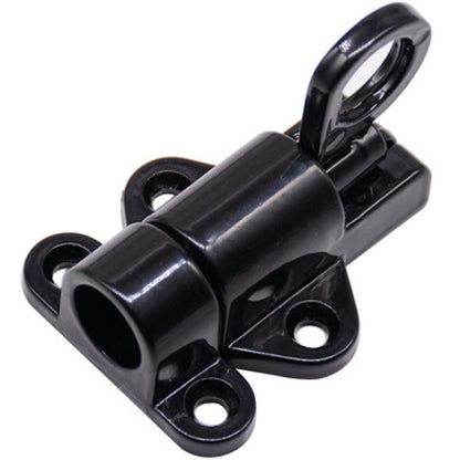 Black Aluminium Alloy Spring Door Lock with Automatic Locking Mechanism E