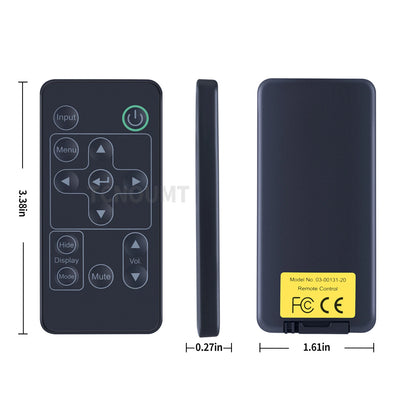 03-00131-20 FOR SMART PROJECTOR REMOTE CONTROL UF55 UF55W UF65 UF70 UF70W UF75