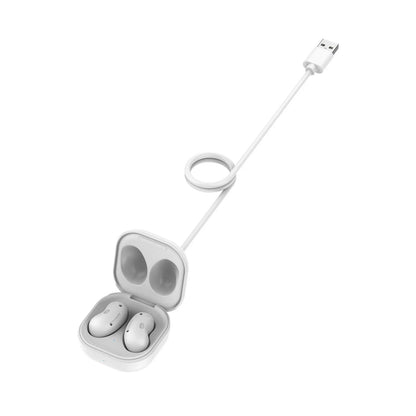 White Smart Charging Case Charger Box  For Samsung Galaxy Buds Live Earphones aa