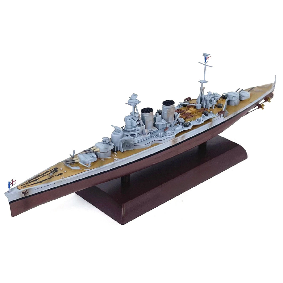 High Simulation 26.5cm Alloy 1/1000 United Kingdom HMS Hood Battlecruiser Model