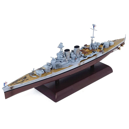 High Simulation 26.5cm Alloy 1/1000 United Kingdom HMS Hood Battlecruiser Model