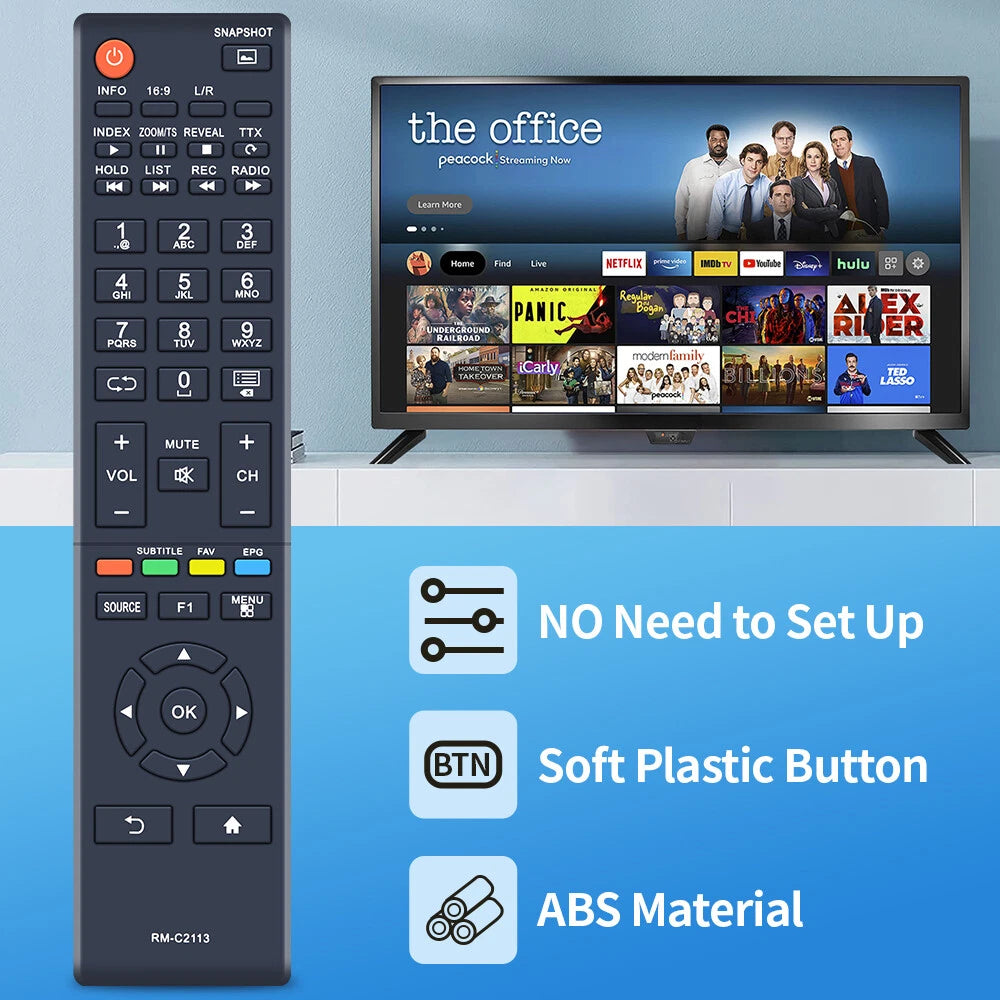 RM-C2113 RMC2113 Remote Control For JVC TV LT42N552A LT43N552A LT49N552A